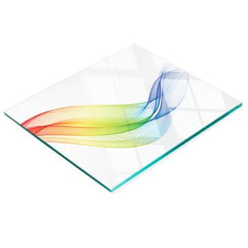 tulup.cz Elegantna i izdržljiva staklena ploča s apstraktnim printom duge 60x52 cm
