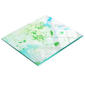 tulup.cz Kuhinjska ploča od kaljenog stakla s dekorativnom apstraktnom grafikom 60x52 cm