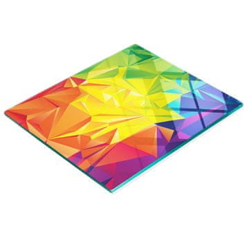 tulup.cz Kuhinjska ploča od kaljenog stakla s dekorativnom apstraktnom grafikom 60x52 cm