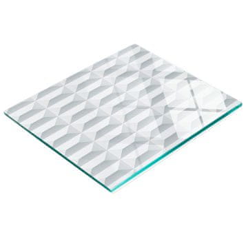 tulup.cz Staklena daska za rezanje za kuhinju s grafičkim geometrijskim likovima 60x52 cm