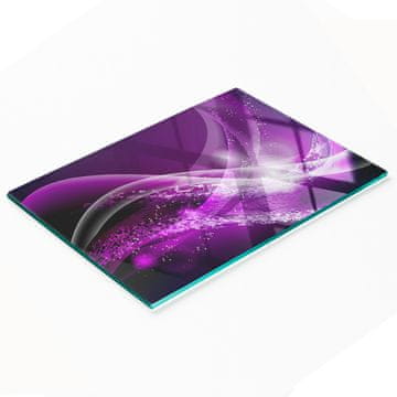 tulup.cz Dekorativna staklena daska za rezanje i posluživanje, apstraktni val, 80x52 cm