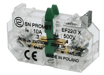 PROMET EF22GX spojni element za upravljačke tipke serije NEF22 i NEK22M W0-Ł EF22GX