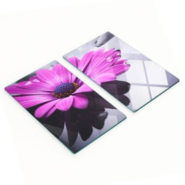 Ukrasne kuhinjske staklene daske za rezanje s grafikom gerbera 2x30x52 cm