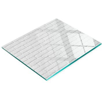 tulup.cz Kuhinjska višenamjenska dekorativna staklena ploča za zid od opeke 60x52 cm
