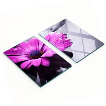 tulup.cz Dekorativne staklene daske za rezanje za kuhinju s gerbera grafikom 2x40x52 cm
