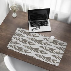 Vinilna podloga za stol s modernim otiskom listova u redovima 90x45 cm