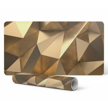 Antiprolizna podloga za stol za ured, geometrijska 3d tijela, 100x50 cm