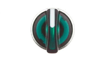Schneider Glava prekidača s 3 položaja 22 mm, zeleno osvijetljena IP69K ZB4BK1733