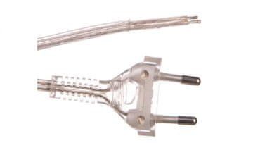 Zamel Priključni kabel bez prekidača 250 cm prozirni SP-250/2X0.75/-BZB YNS10000453