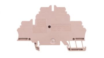 DM 2-razinski 4-žilni opružni terminalni blok 2,5 mm2 bež Ex ZDK 2,5 1674300000