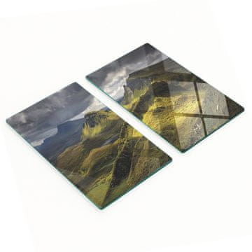 tulup.cz Staklene daske za rezanje u kuhinji s Quiraing grafikom, Škotska, 2x30x52 cm