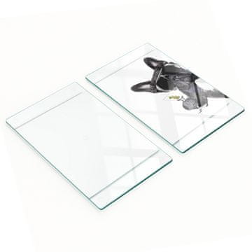 tulup.cz Dekorativne staklene daske za rezanje i posluživanje Martini pite 2x30x52 cm
