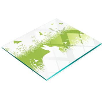 tulup.cz Kuhinjska ploča od kaljenog stakla s grafikom uskršnjeg zeca 60x52 cm