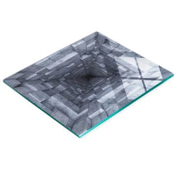 Kuhinjska višenamjenska ukrasna ploča od kaljenog stakla Tunel 60x52 cm