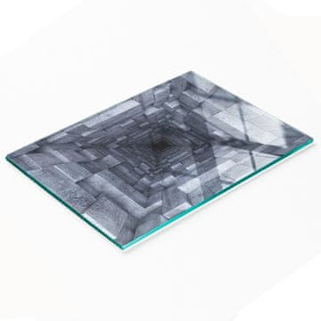 tulup.cz Kuhinjska višenamjenska ukrasna ploča od kaljenog stakla tunel 80x52 cm