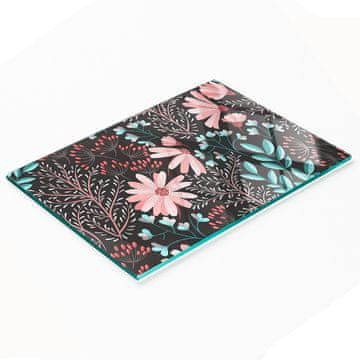 Kuhinjska višenamjenska ukrasna staklena ploča s proljetnim cvjetovima 80x52 cm