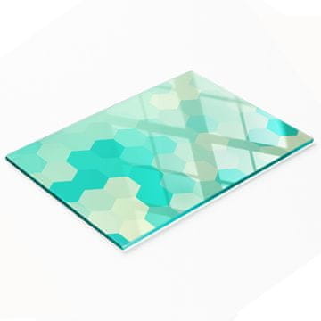 tulup.cz Elegantna i izdržljiva staklena ploča s otiskom geometrijskih oblika 80x52 cm
