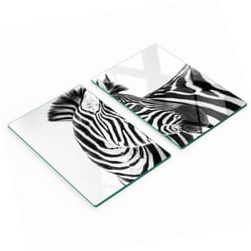 tulup.cz Elegantne i izdržljive staklene ploče s zebra printom u snijegu 2x40x52 cm
