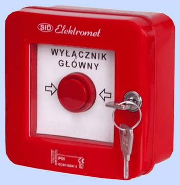 EK Alarmni prekidač s bravom 2Z 2R 12A /glavni prekidač/ IP55 WGZ-4s 921493