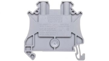 Phoenix Contact 2-žični terminalni blok/konektor za šinu 0,14-4 mm2 sivi UT 2,5 3044076