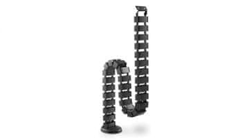 Navlaka za organizator kabela, podesiva, fleksibilna, 1,3 m, crna, DA-90505