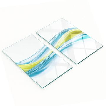 tulup.cz Izdržljive i elegantne staklene ploče s apstraktnim uzorkom linija 2x30x52 cm