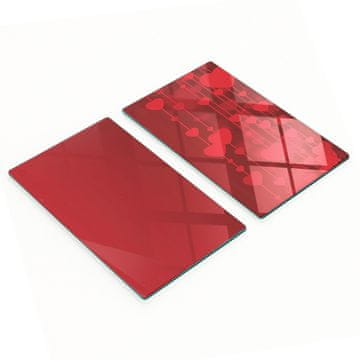 tulup.cz Višenamjenske dekorativne staklene kuhinjske daske za Valentinovo 2x30x52 cm