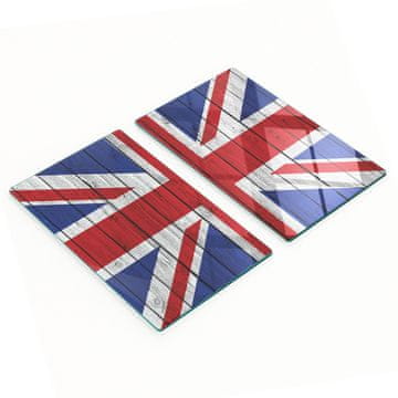 Staklene ploče s uzorkom britanske zastave 2x30x52 cm, izdržljive i elegantne