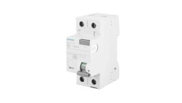 Siemens 2P 25A 0.03A diferencijalni prekidač tip A N-lijevi 30mA Sentron 5SV3312-6KL