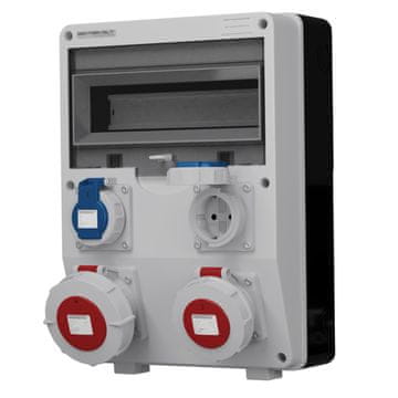 DOK RAZVODNA KUTIJA ZA ZGRADU TD 32A 16A 2X230V IP65 SCHUKO ERBETKA
