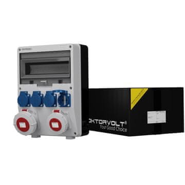 DOK RAZVODNA KUTIJA ZA ZGRADU TD 32A 16A IP67 4X230V SCHUKO ERBETKA