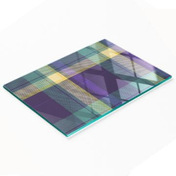 tulup.cz Izdržljiva i elegantna staklena kuhinjska ploča s uzorkom mrežaste teksture 80x52 cm