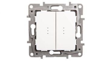 LEGRAND Niloe Višenamjenski prekidač 10AX s bijelim pozadinskim osvjetljenjem + 2 LED IP20 664714