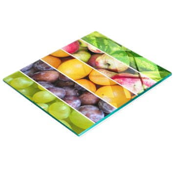 Kuhinjska višenamjenska ukrasna daska od kaljenog stakla za voće 60x52 cm