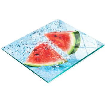 tulup.cz Dekorativna daska za rezanje od kaljenog stakla za kuhinju s motivom lubenice 60x52 cm