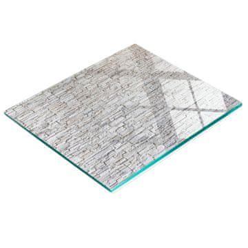tulup.cz Kuhinjska ploča od kaljenog stakla s dekorativnom kamenom zidnom grafikom 60x52 cm