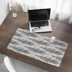 Vinilna podloga za stol s printom pera u vodoravnom rasporedu 90x45 cm