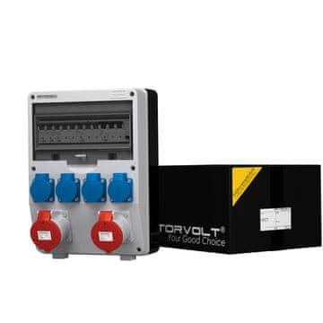 DOK RAZVODNA ORMA ZGRADE TD S/FI 2X32A 4X230V SCHUKO UTIČNICE ERBETKA