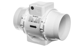 GR Kanalni ventilator promjera 125 mm 230V 37W 280 m3/h 37 dB s miješanim protokom TT125