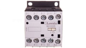 Kontaktor snage 3P 12A 5,7 kW pri 400VAC AC3, zavojnica 24VDC 0Z 1R 11BG1201D024
