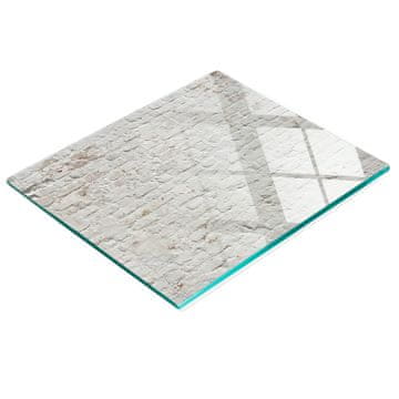 tulup.cz Kuhinjska ploča od kaljenog stakla s dekorativnom grafikom za zid od opeke 60x52 cm