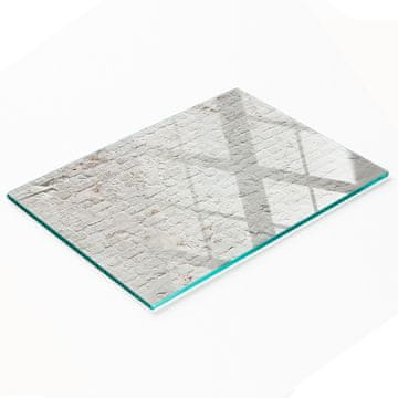 tulup.cz Kuhinjska ploča od kaljenog stakla s dekorativnom grafikom za zid od opeke 80x52 cm