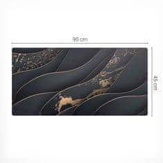 Vinilna podloga za stol s grafikom valovitih linija i mrljama 90x45 cm