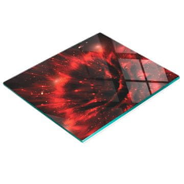 tulup.cz Izdržljiva i elegantna staklena kuhinjska ploča s uzorkom fraktala dalije 60x52 cm