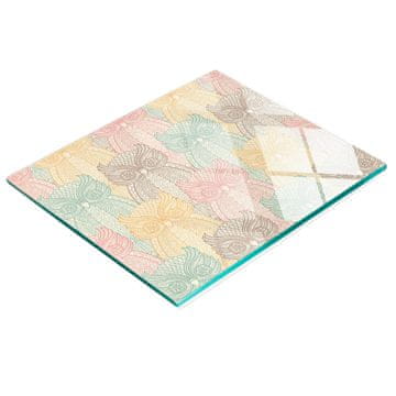 tulup.cz Izdržljiva i elegantna kuhinjska ploča od kaljenog stakla s uzorkom sove 60x52 cm