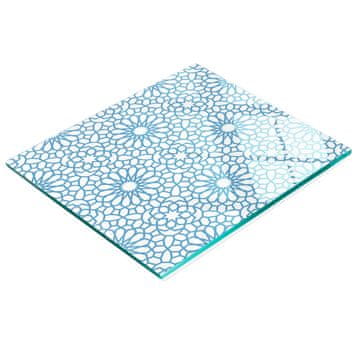 tulup.cz Dekorativna daska za rezanje od kaljenog stakla s orijentalnim uzorkom 60x52 cm