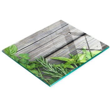 tulup.cz Kaljena višenamjenska ukrasna staklena ploča s motivima drva i bilja 60x52 cm