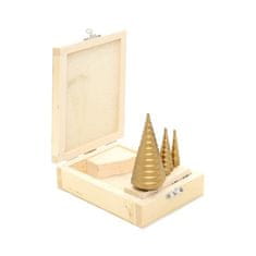 awtools HSS-TIN stepenasta svrdla / SET 3 kom 4-12mm / 4-20mm / 4-39mm