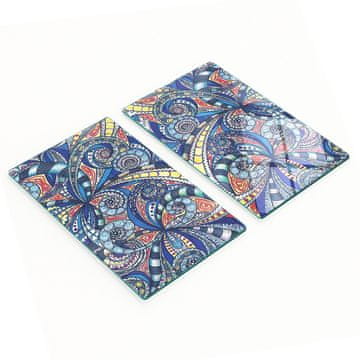 tulup.cz Elegantne i izdržljive staklene ploče s printom apstraktnih ornamenata 2x30x52 cm