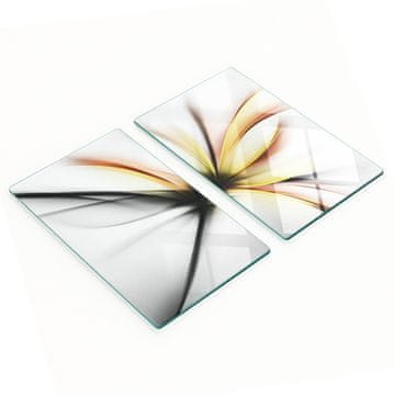 tulup.cz Izdržljive i elegantne staklene ploče s apstraktnim cvjetnim uzorkom 2x30x52 cm